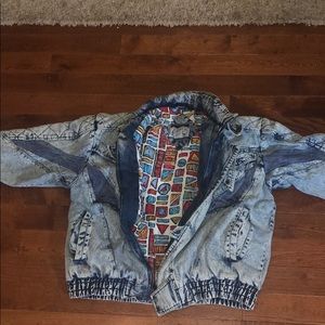 Vintage acid wash jacket